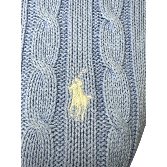 Ralph Lauren Sport Cable Knit Full Zip Cardigan or Sweater, Medium, Women's - Picture 3 of 11